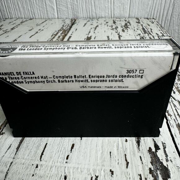 De Falla Everest SDBR3057 Three Cornered Hat Jorda LSO 200G Cassette Tape Vtg - Picture 3 of 6